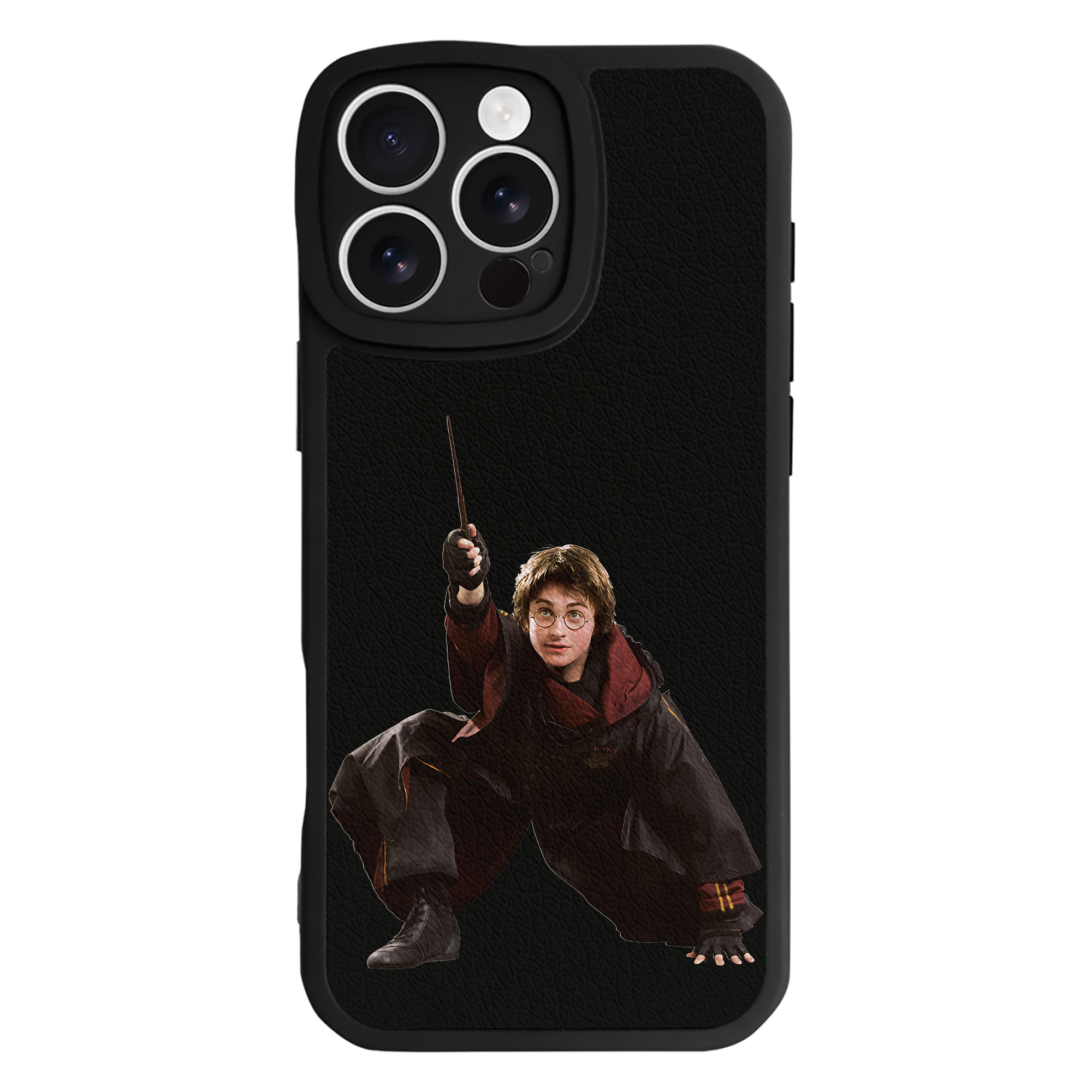 （画像用） Harry Potter ハリー・ポッターシリーズ 【iPhone 16シリーズ対応】シリコンスマホケース（レザー調） 材質：シリコン